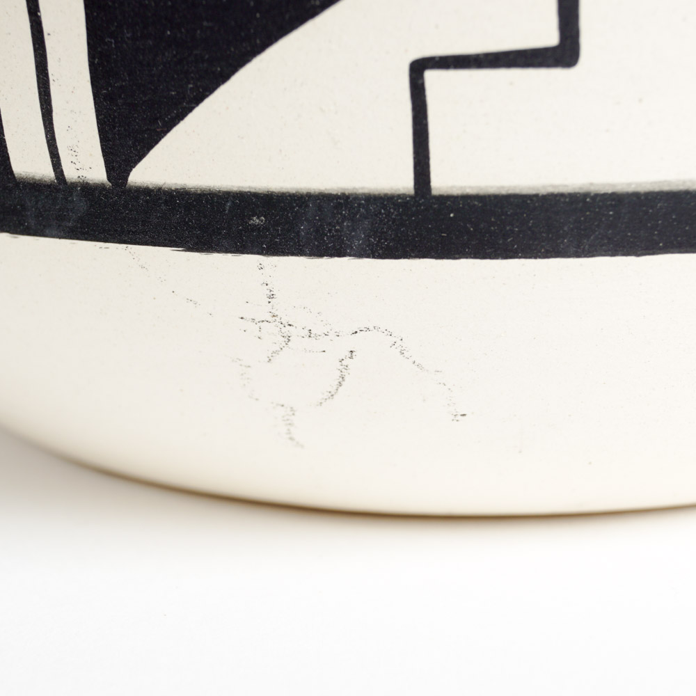 Native American Ute Mountain Tribe Pottery Bowl and Vase