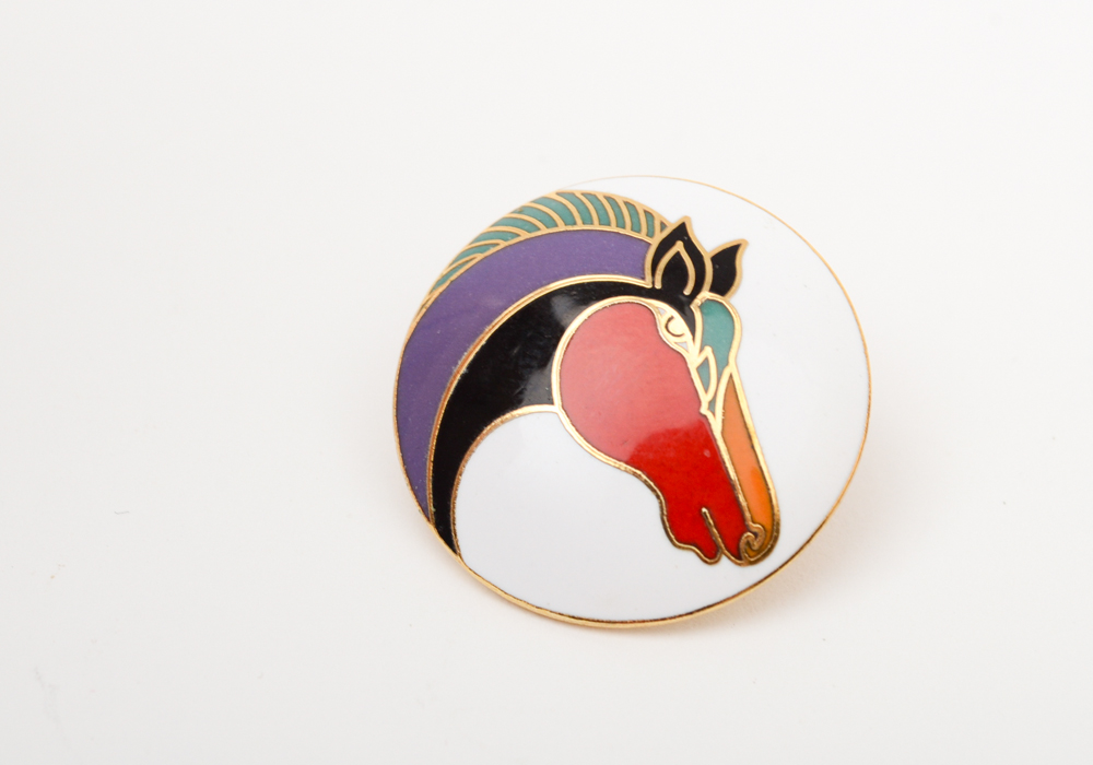 Three Pairs of Vintage Cloisonne Enamel Earrings