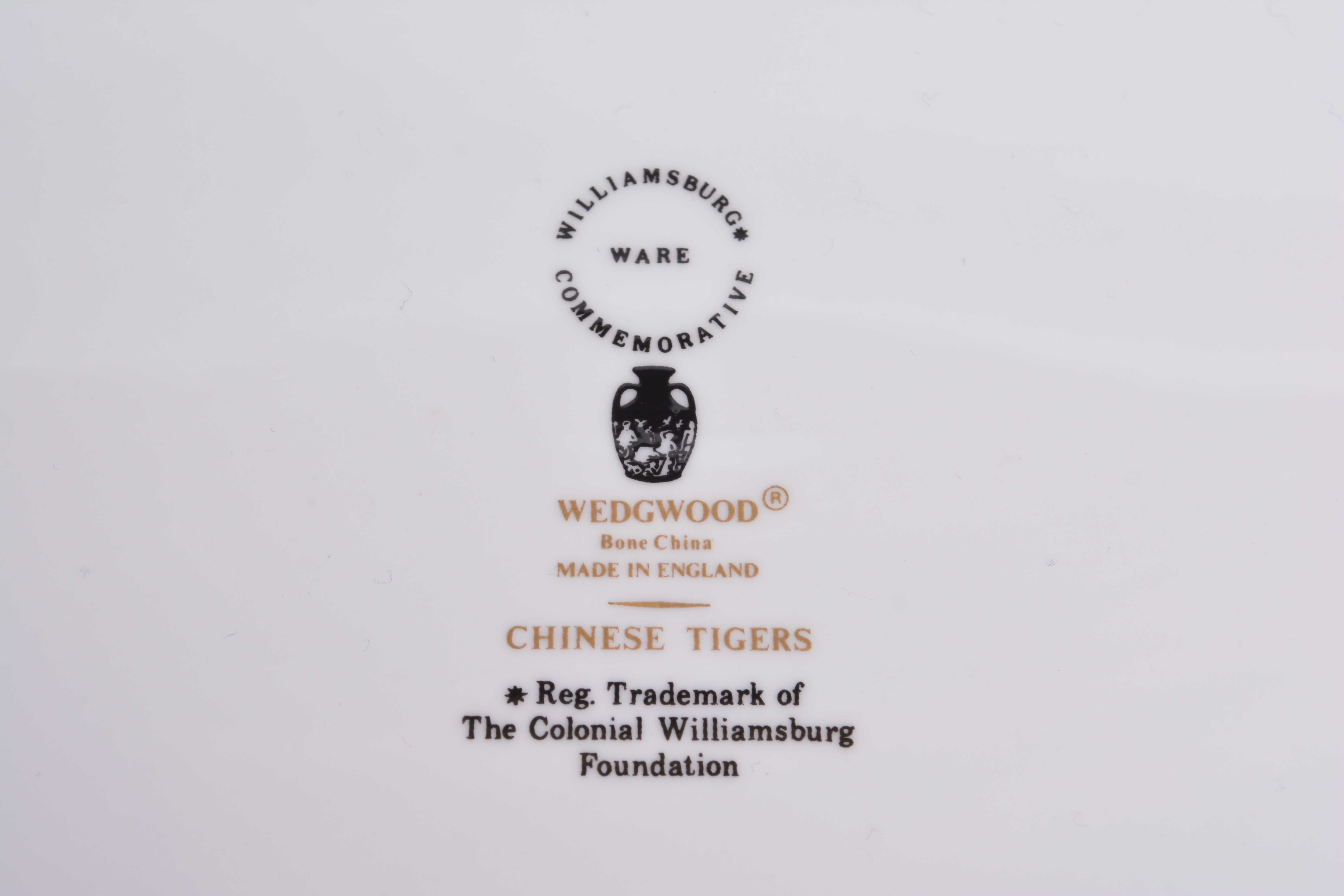 Wedgwood "Chinese Tigers" Teapot and Oval Platters