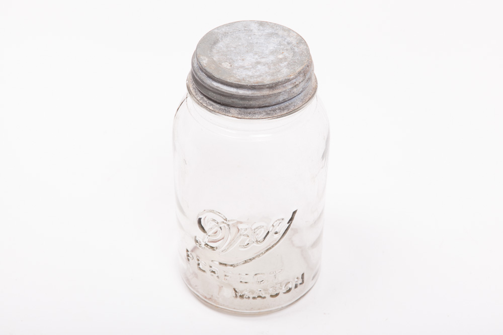 Collection of Vintage Mason Jars