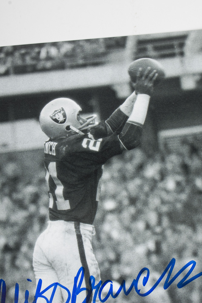 Cliff Branch Signed Raiders Photo