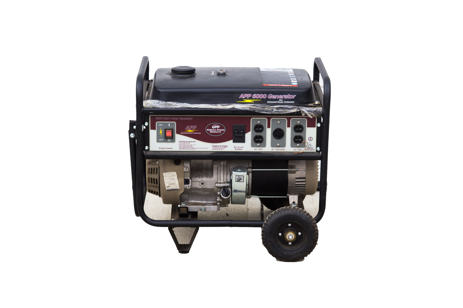 General Power Products APP 6000 Generator on Wheels
