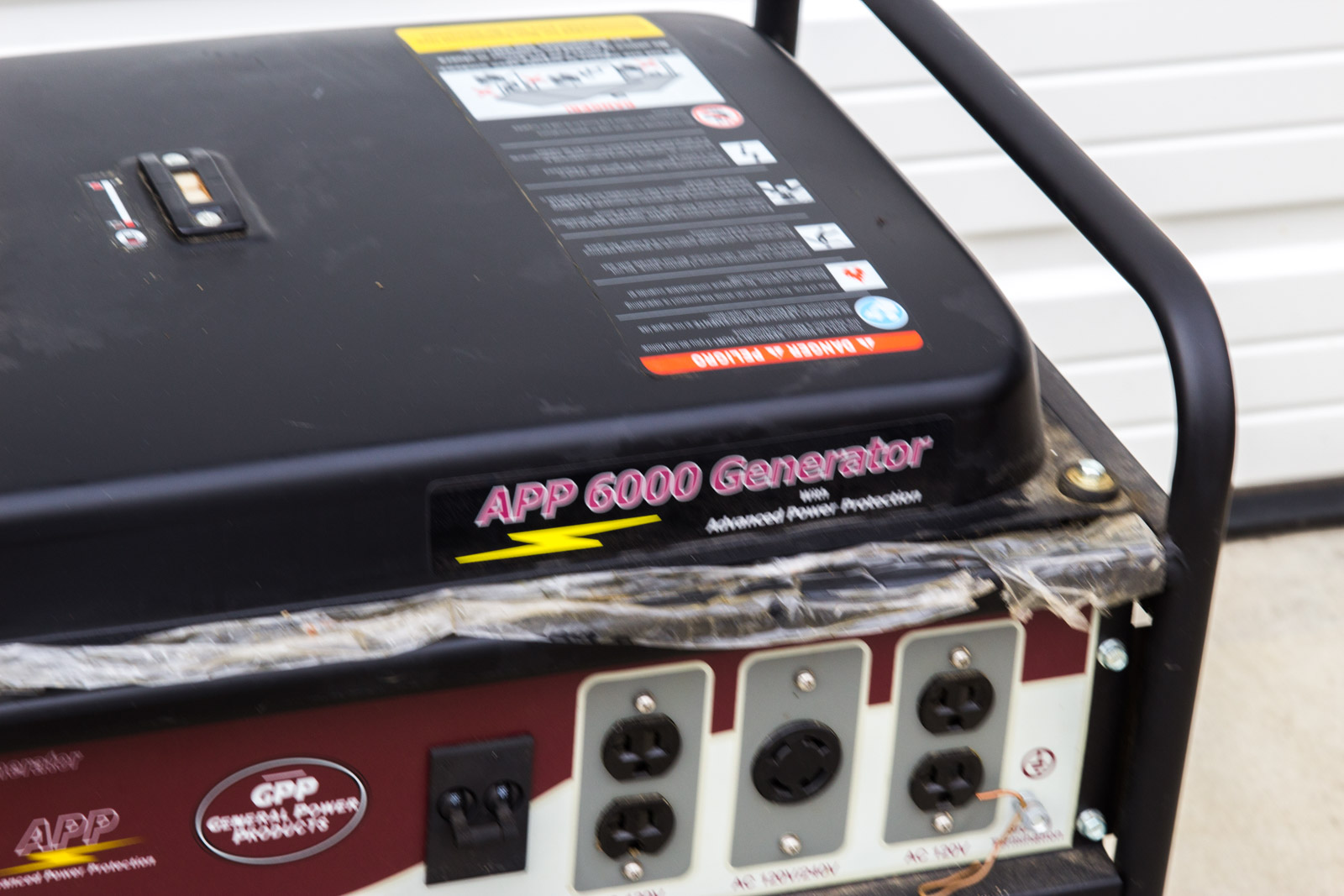 General Power Products APP 6000 Generator on Wheels