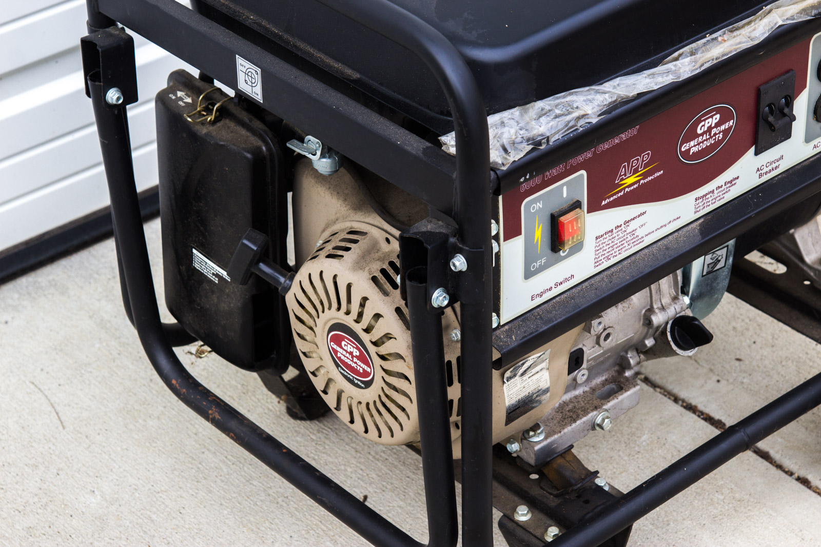 General Power Products APP 6000 Generator on Wheels