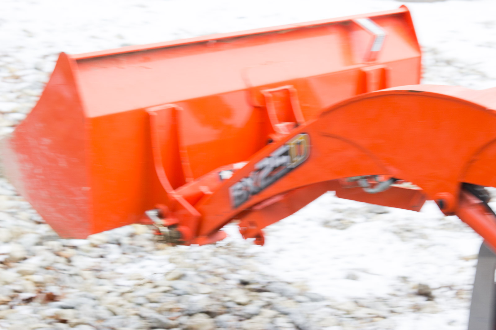 Kubota BX25DLB Tractor with Loader and Backhoe Attachments