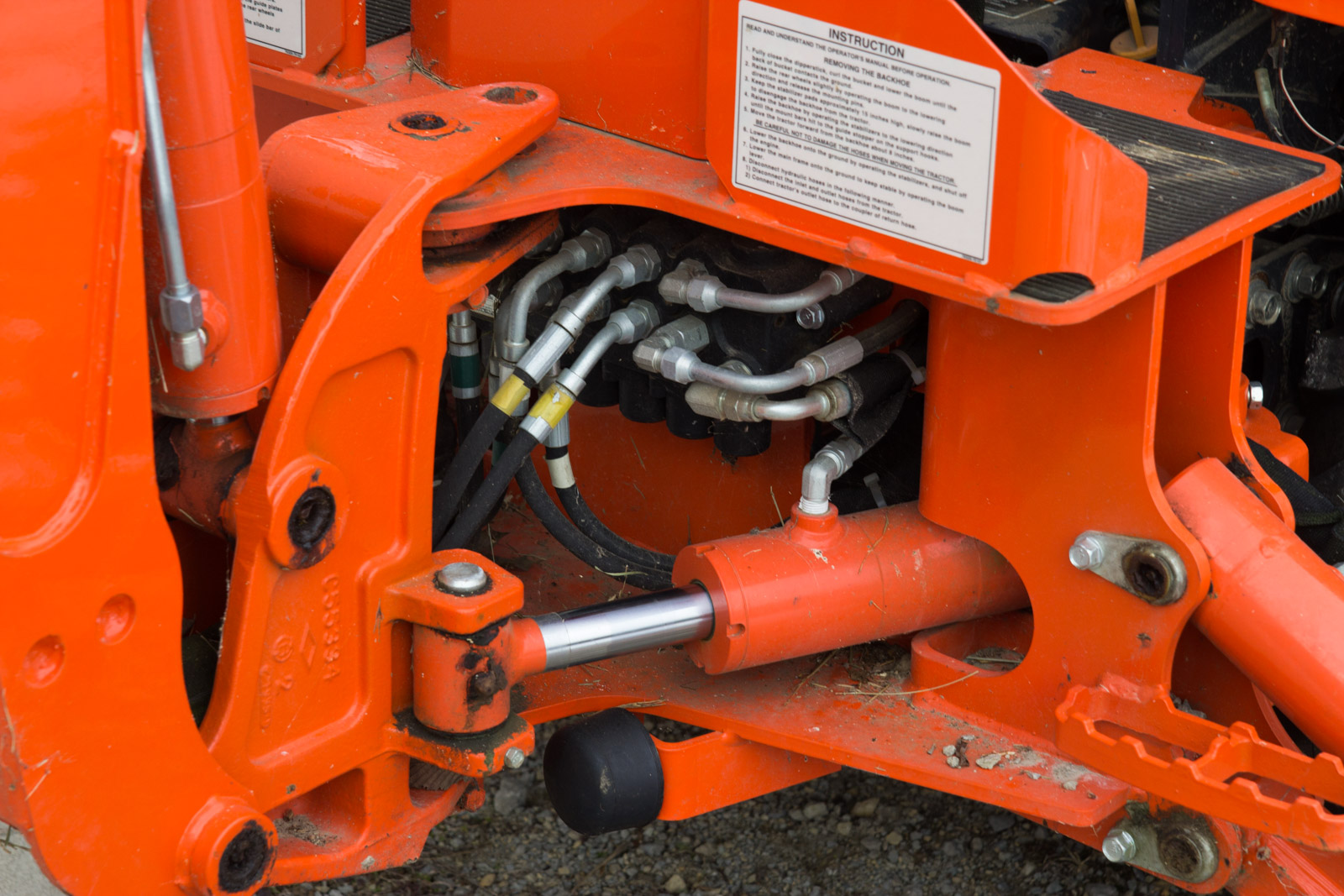 Kubota BX25DLB Tractor with Loader and Backhoe Attachments