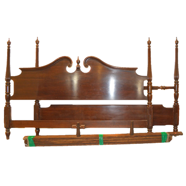 Queen Anne or Federal Style Ethan Allen Bed Frame