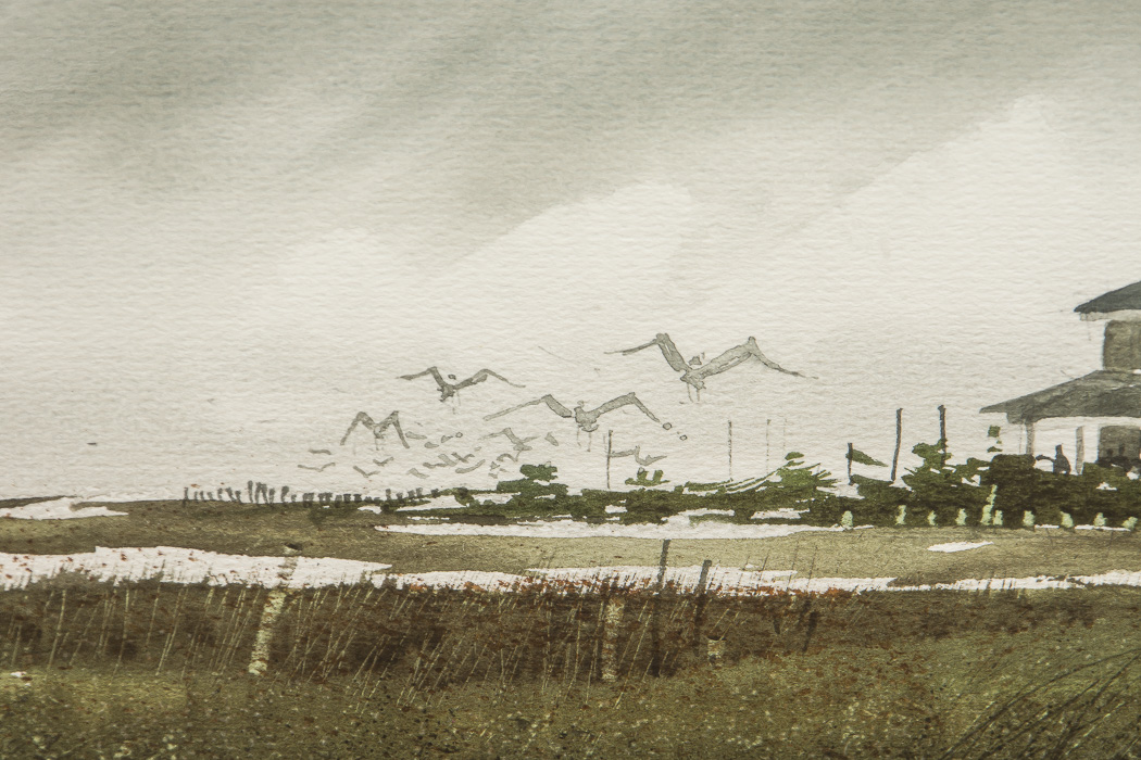 Donald F. Hilderbrandt Watercolor