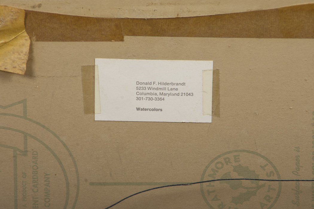 Donald F. Hilderbrandt Watercolor