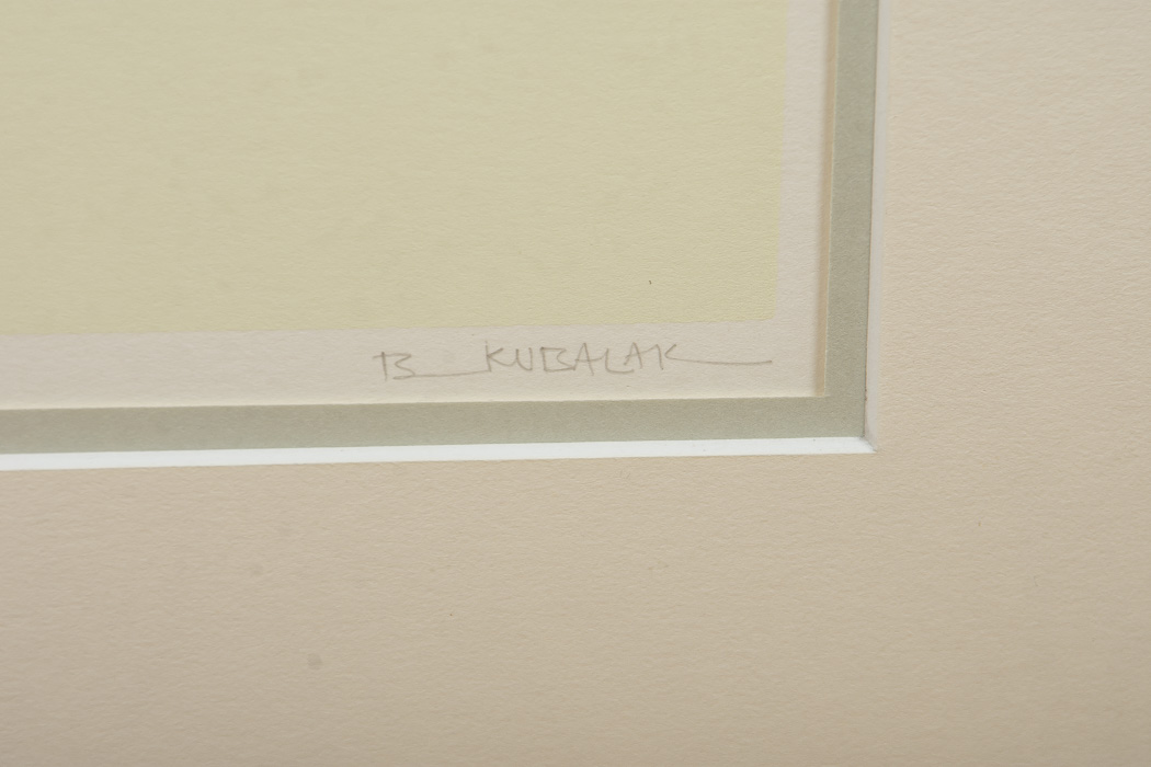 Betty Kubalak Artist Proof Serigraph "Anchorage"