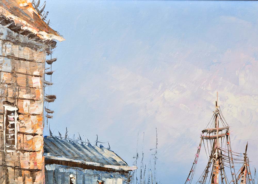 W. Jones Vintage Oil Paintings on Canvas