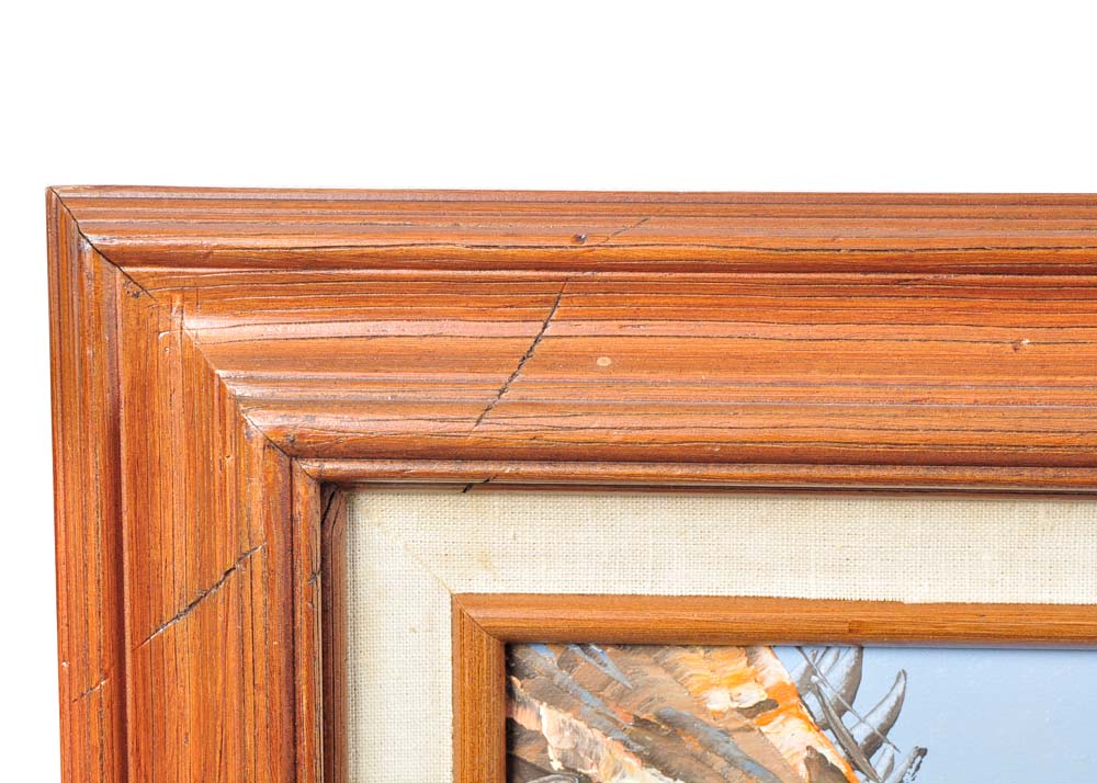 W. Jones Vintage Oil Paintings on Canvas