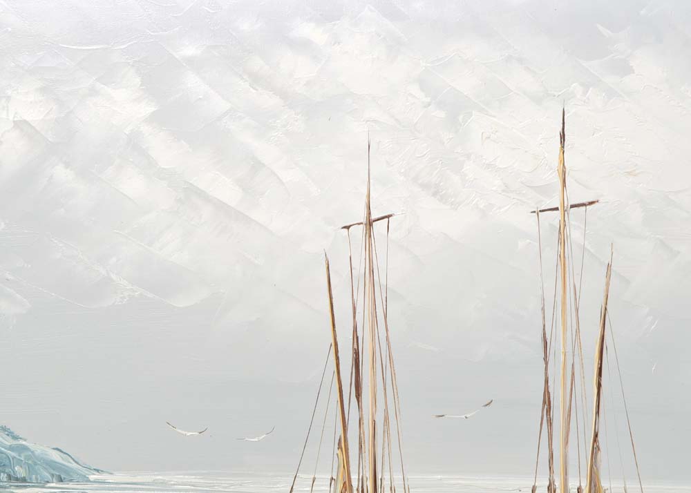 W. Jones Vintage Oil Paintings on Canvas