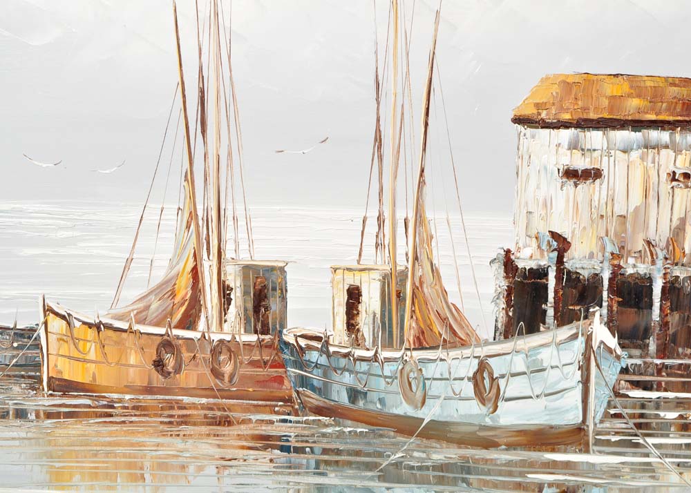 W. Jones Vintage Oil Paintings on Canvas