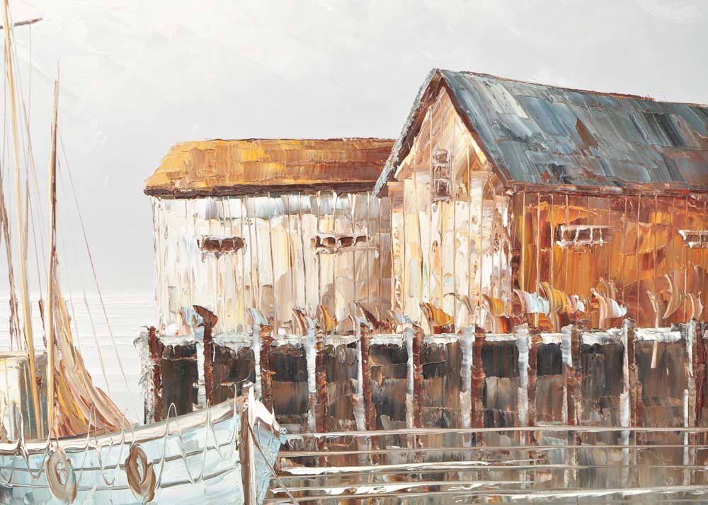 W. Jones Vintage Oil Paintings on Canvas