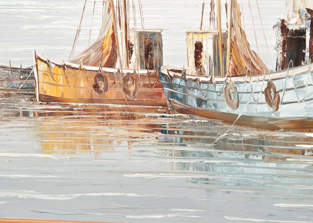 W. Jones Vintage Oil Paintings on Canvas