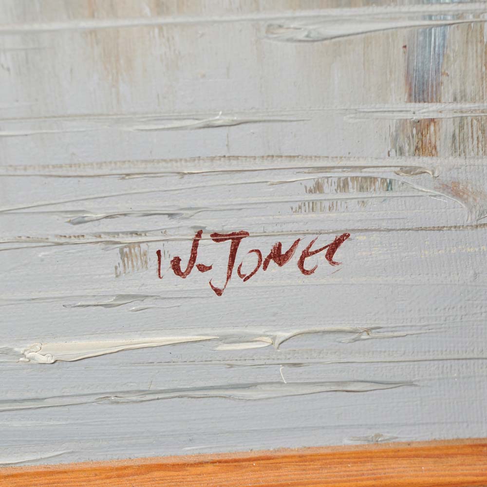 W. Jones Vintage Oil Paintings on Canvas