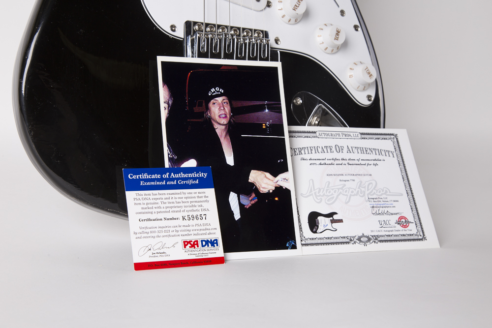 John Rzeznik of Goo Goo Dolls Signed Guitar