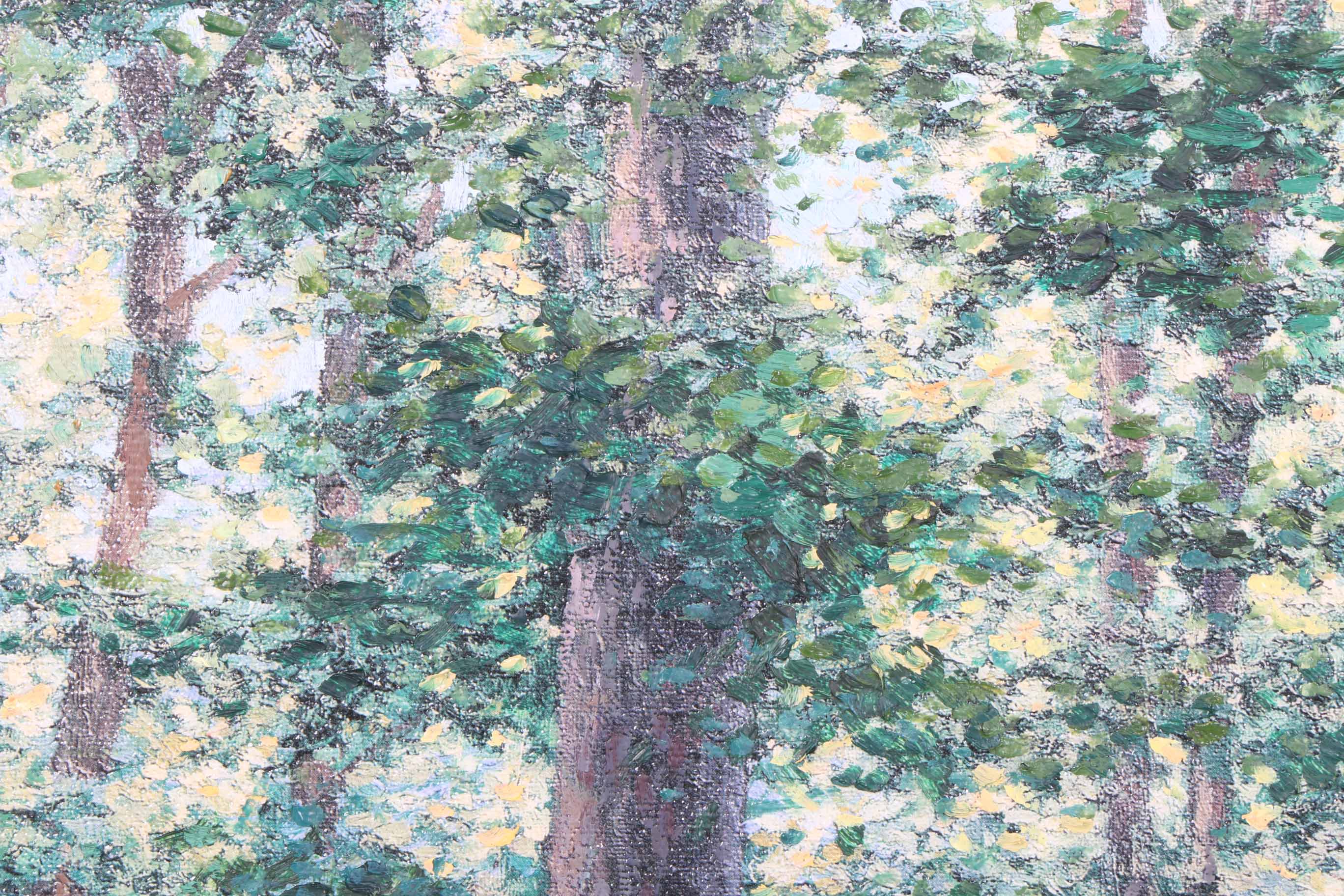 Schaefer/Miles Oil Painting "Azalea Meadows"