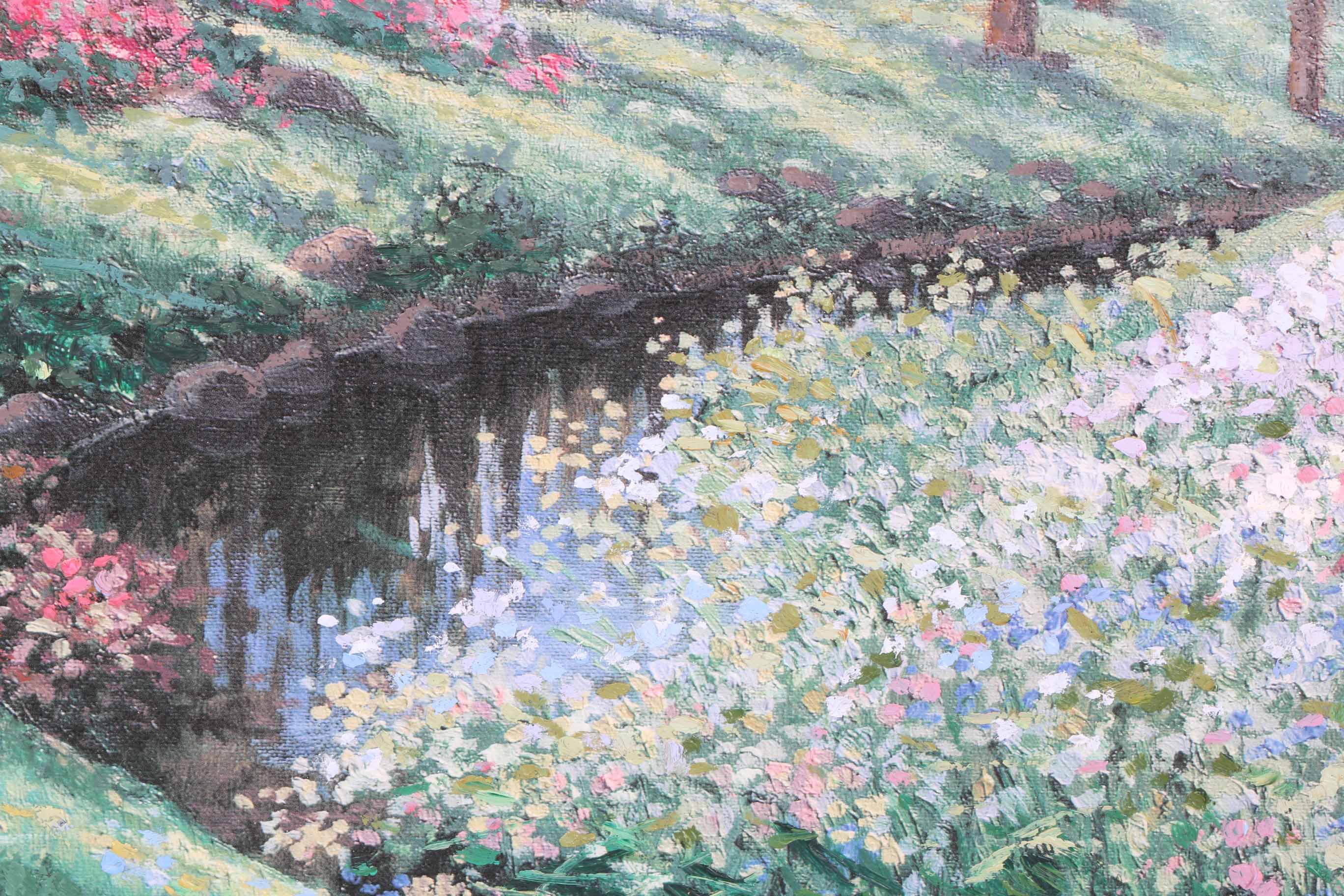 Schaefer/Miles Oil Painting "Azalea Meadows"