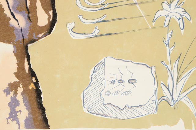 Salvador Dalí Limited Edition Lithograph "The Earth Goddess"