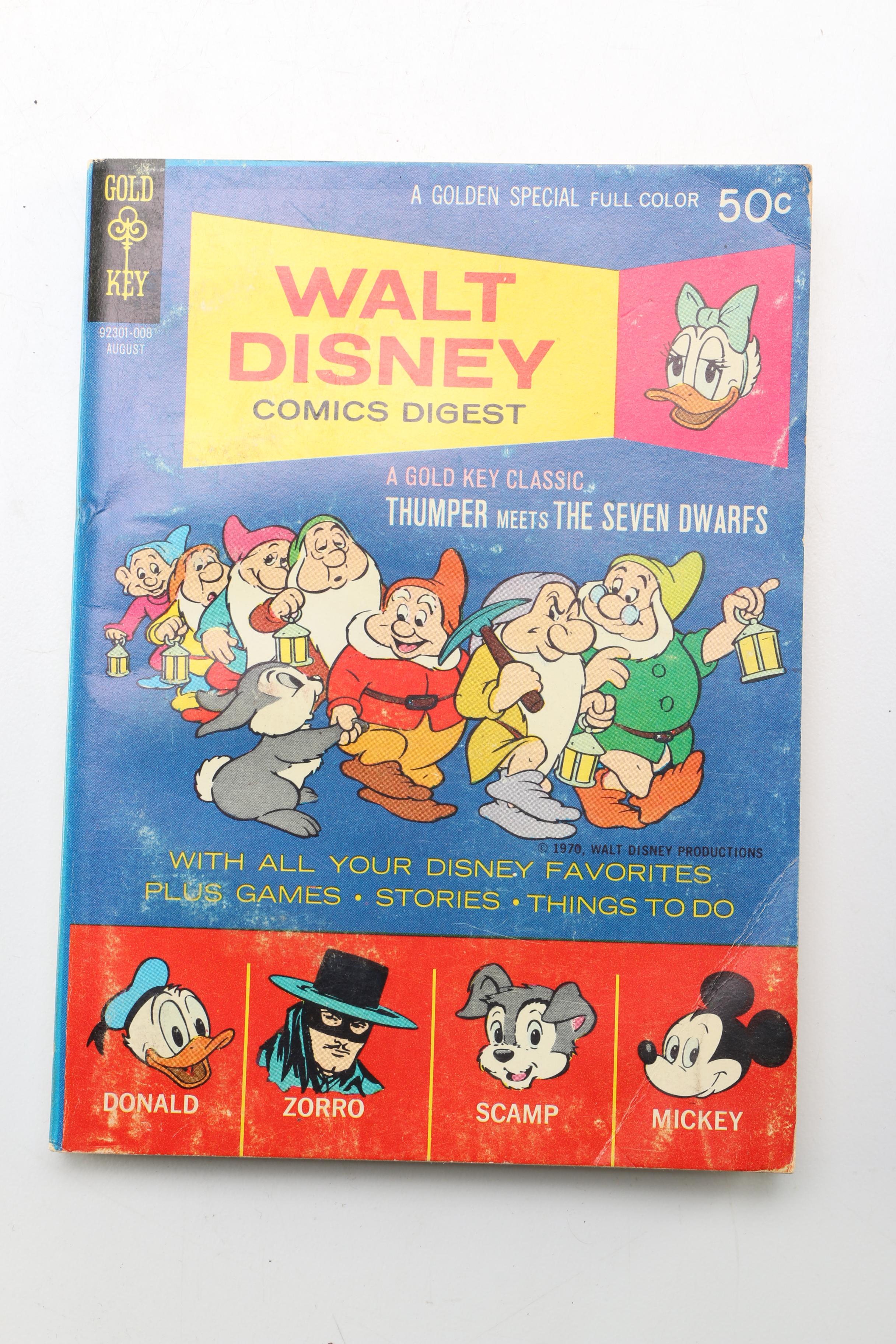 "Golden Comics Digest"  and "Walt Disney Comics Digest" Comics
