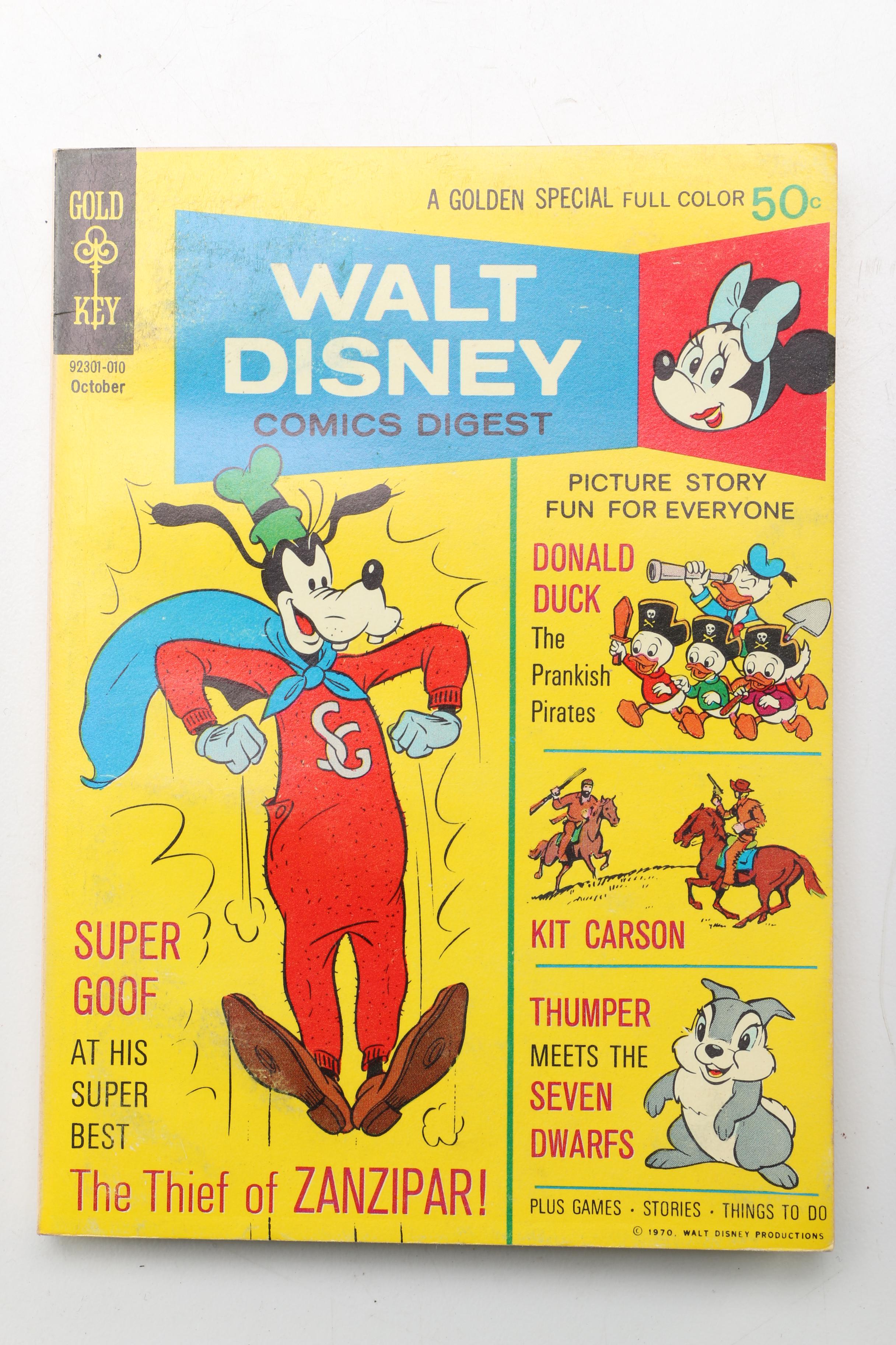 "Golden Comics Digest"  and "Walt Disney Comics Digest" Comics