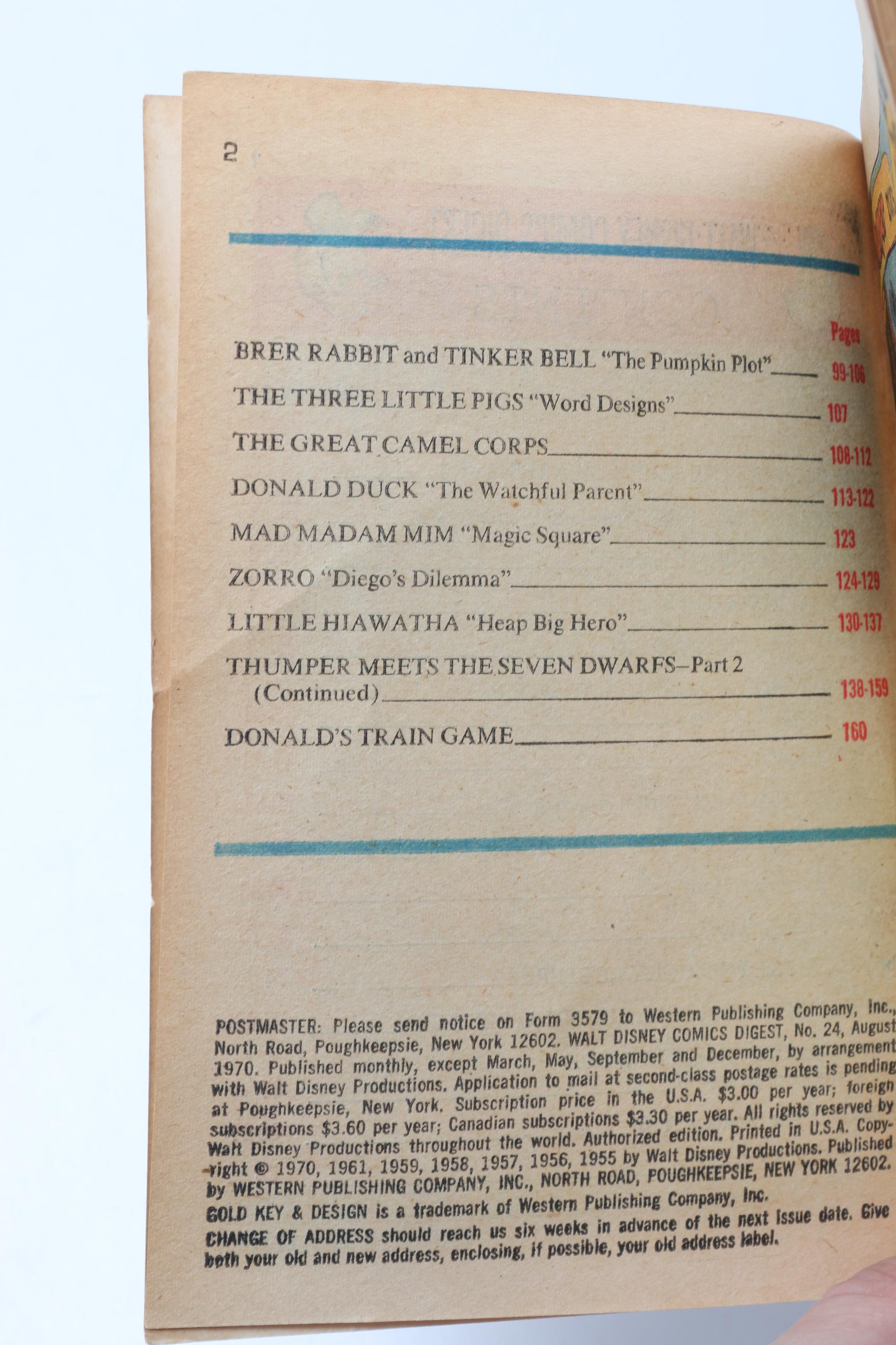 Golden and Walt Disney Comics Digest