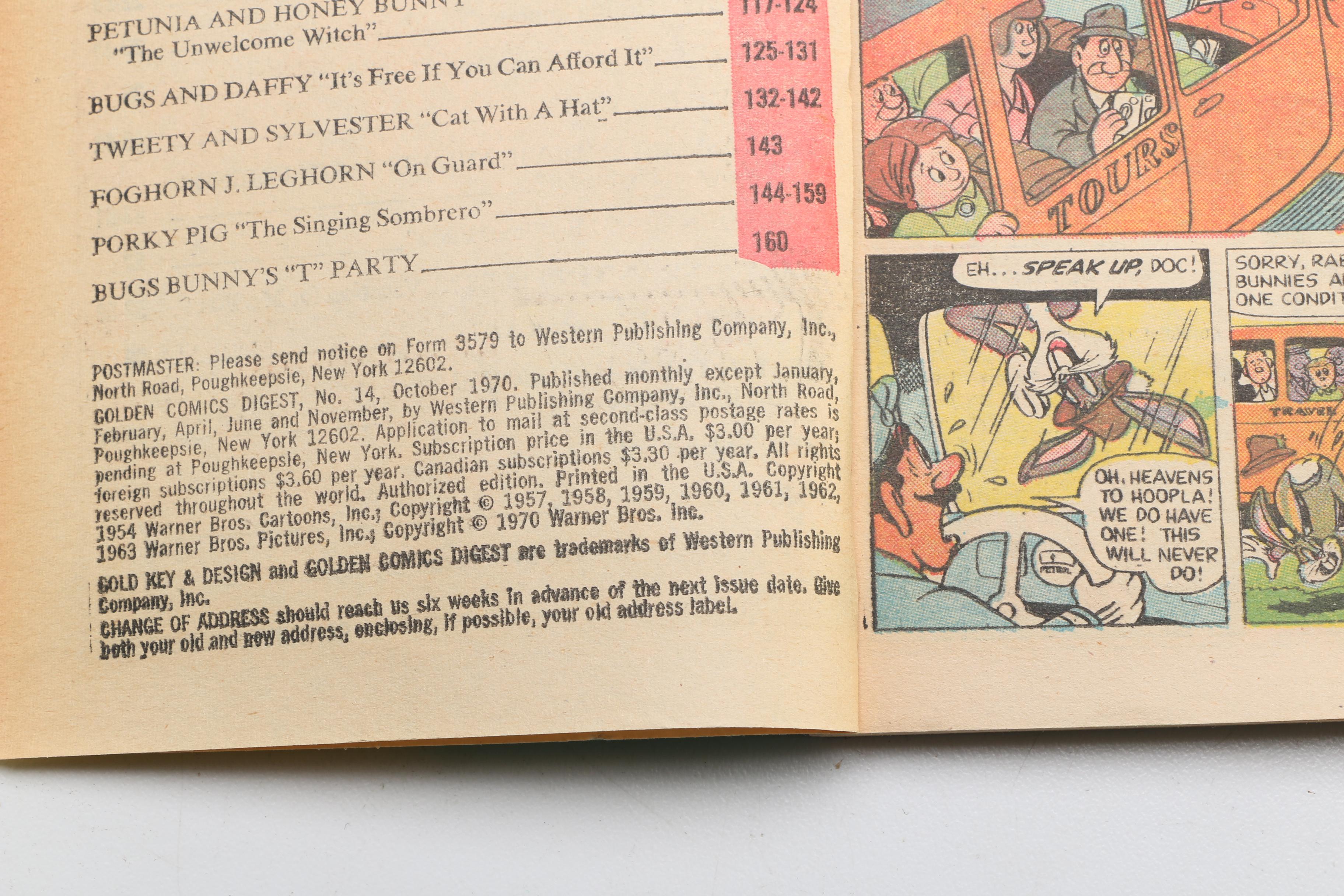 "Golden Comics Digest"  and "Walt Disney Comics Digest" Comics