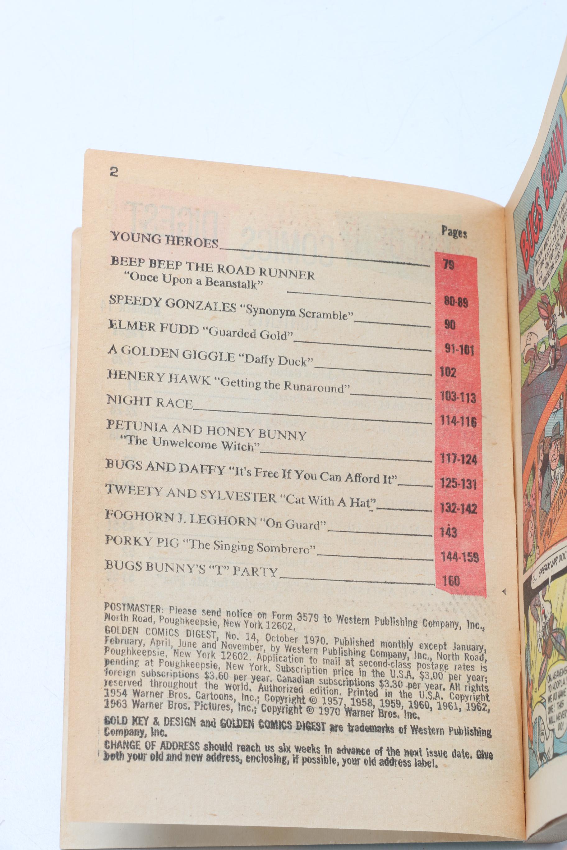 Golden and Walt Disney Comics Digest