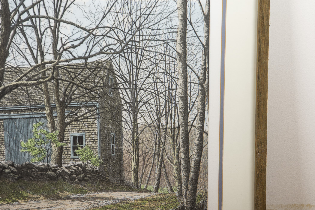 Carol Collette Aquatint Etching on Paper "Back Road"