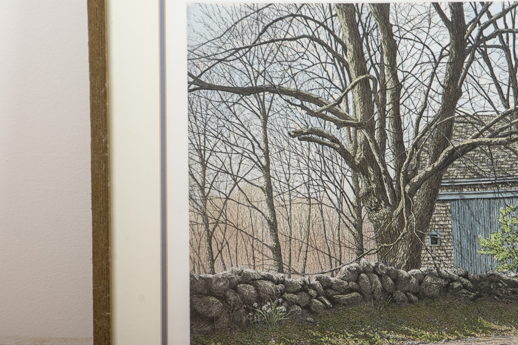 Carol Collette Aquatint Etching on Paper "Back Road"