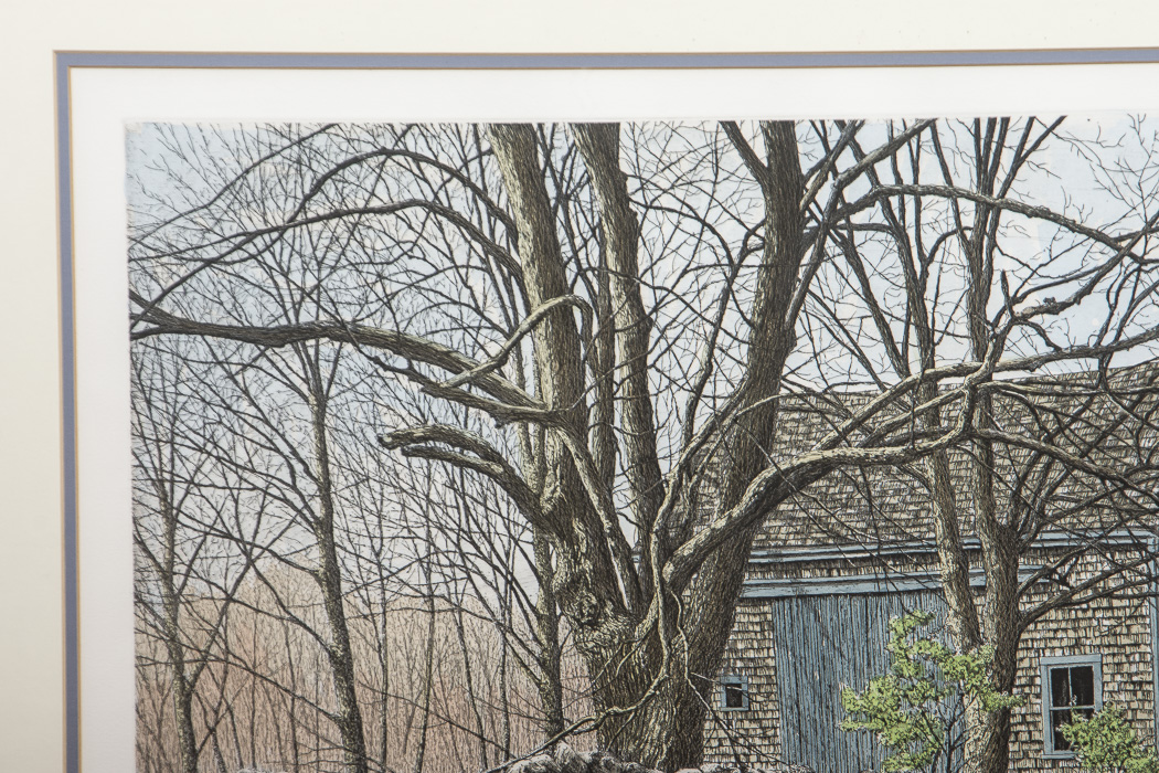 Carol Collette Aquatint Etching on Paper "Back Road"