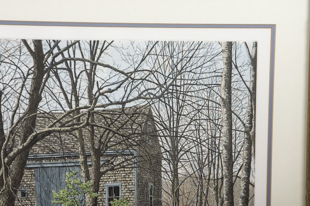 Carol Collette Aquatint Etching on Paper "Back Road"