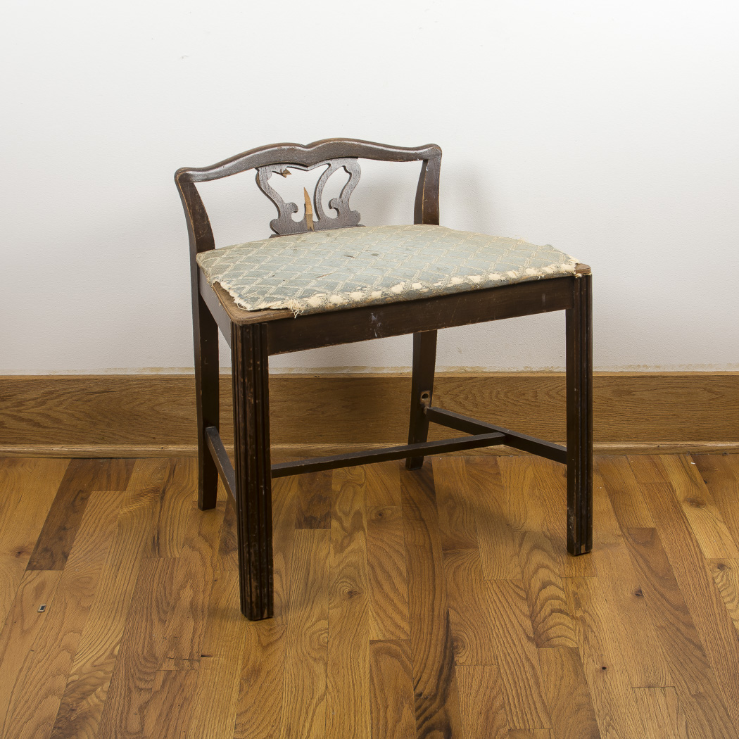 Vintage Low-Back Vanity Chair