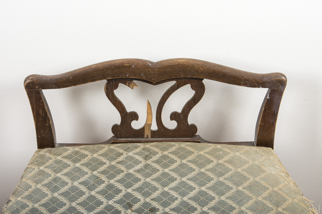 Vintage Low-Back Vanity Chair