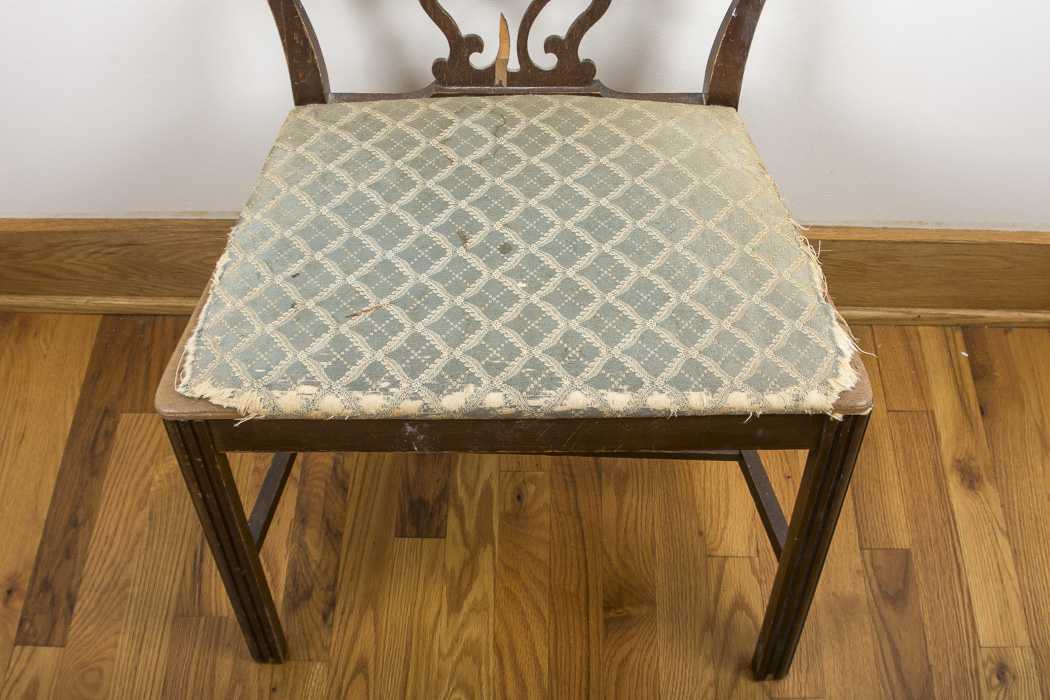 Vintage Low-Back Vanity Chair