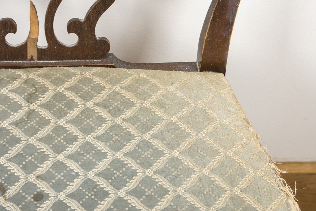 Vintage Low-Back Vanity Chair