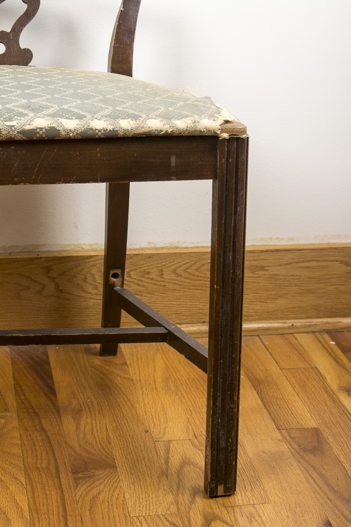 Vintage Low-Back Vanity Chair