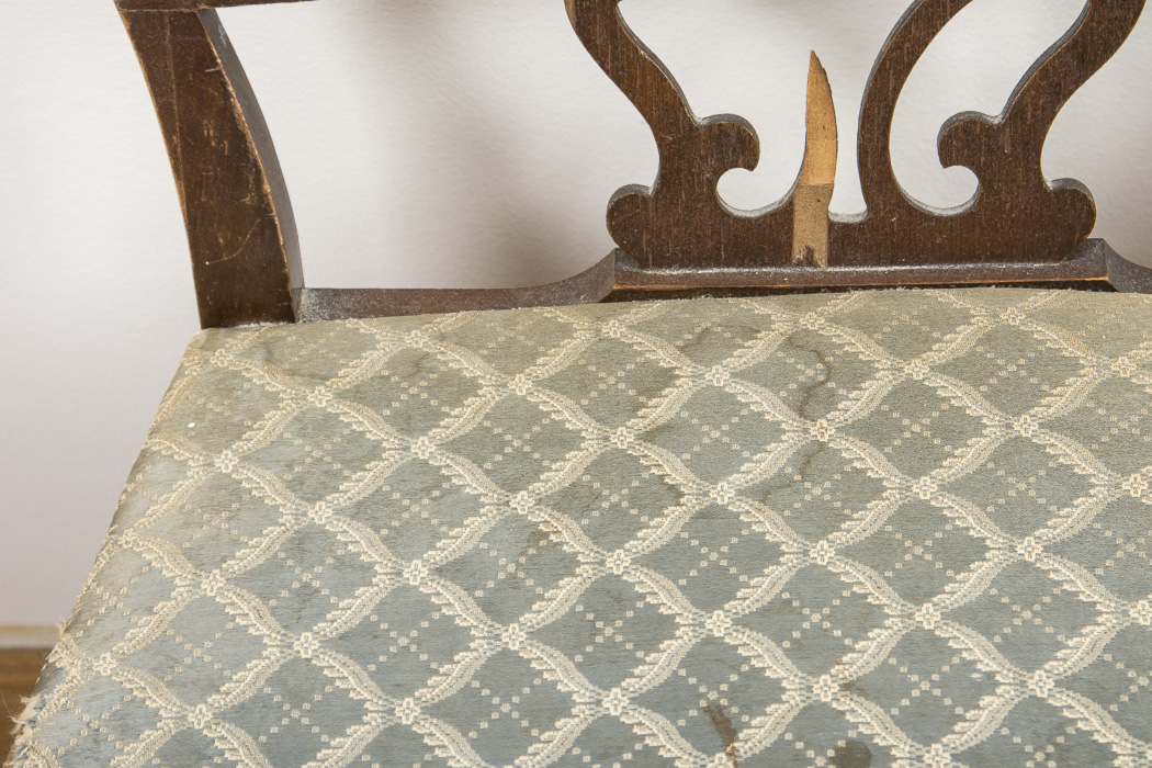 Vintage Low-Back Vanity Chair