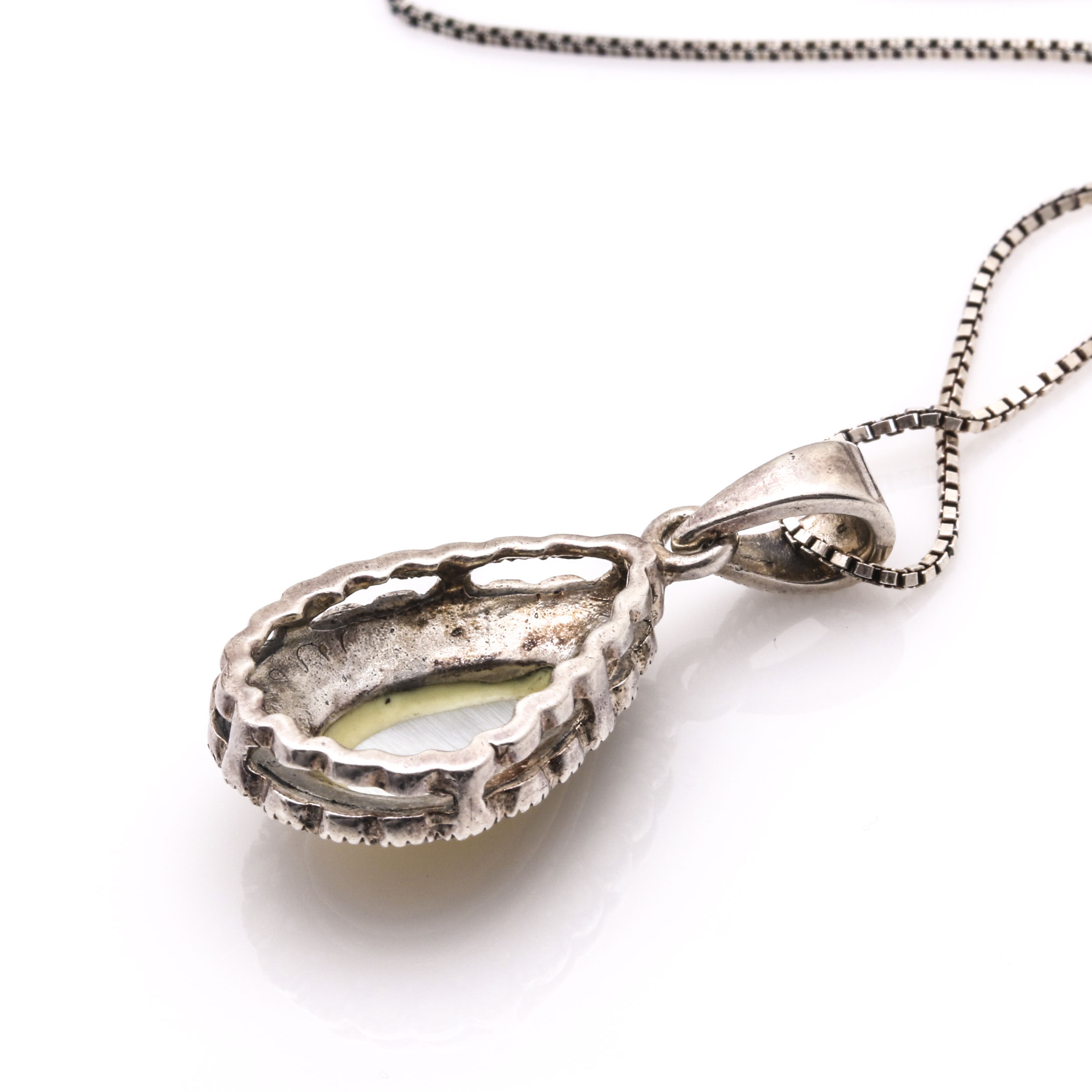 Sterling Silver Mother of Pearl, Marcasite, and Coral Jewelry