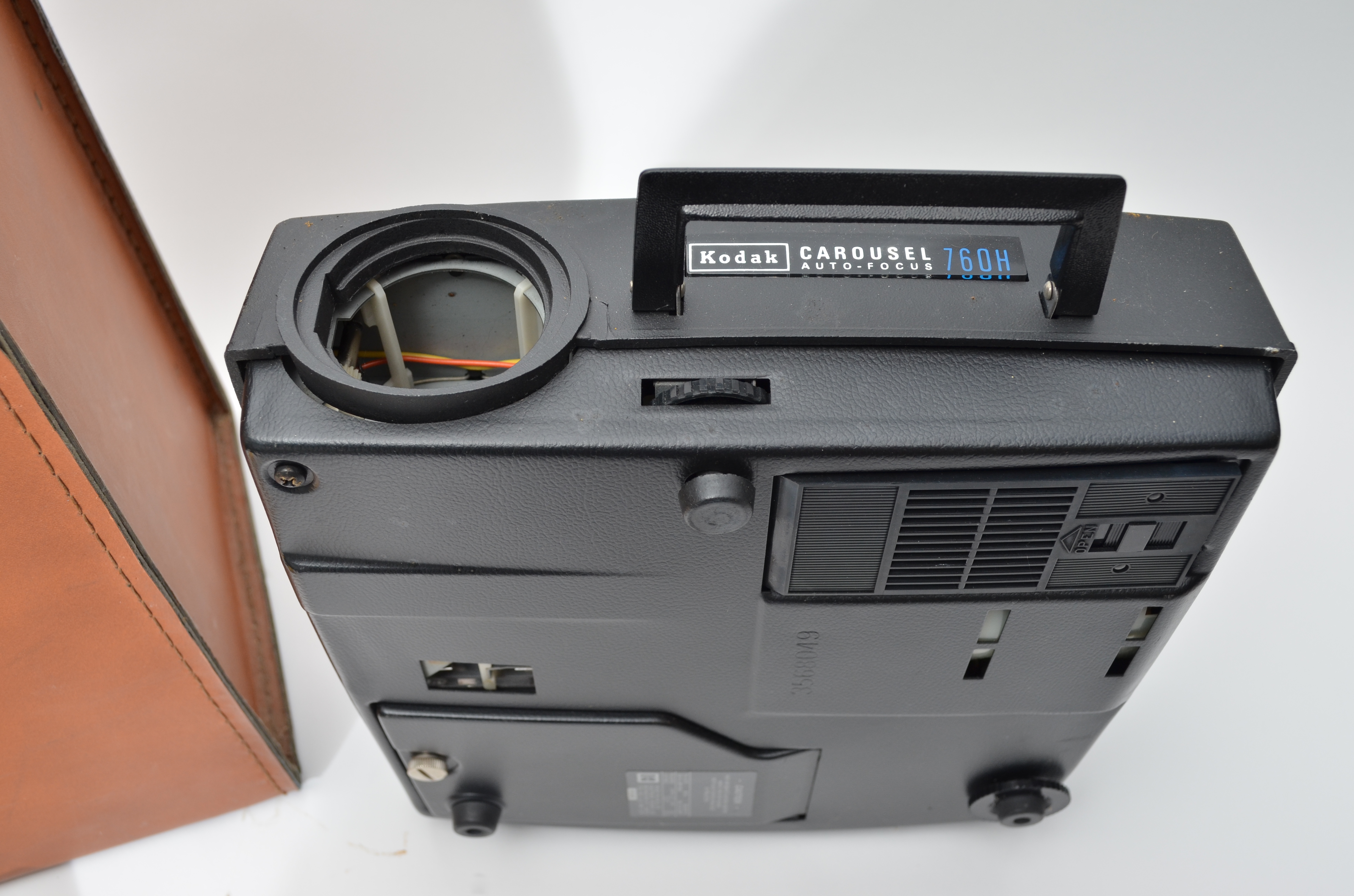 Vintage Kodak Slide Carousel with Extra Lens in Carrying Case