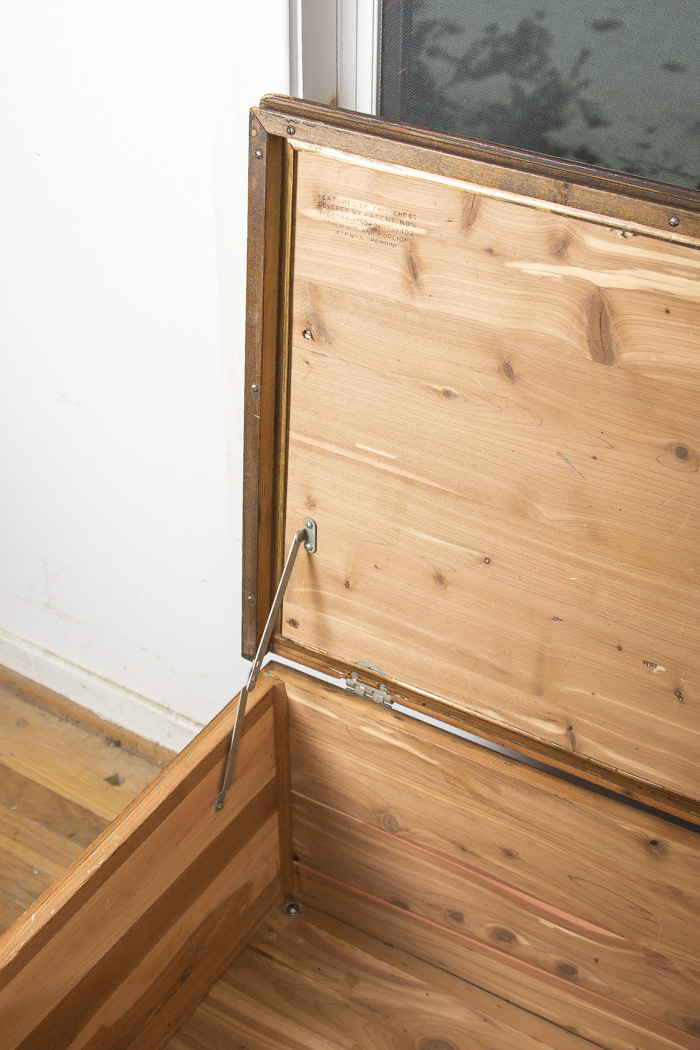 Vintage Lane Cedar-Lined Wood Chest