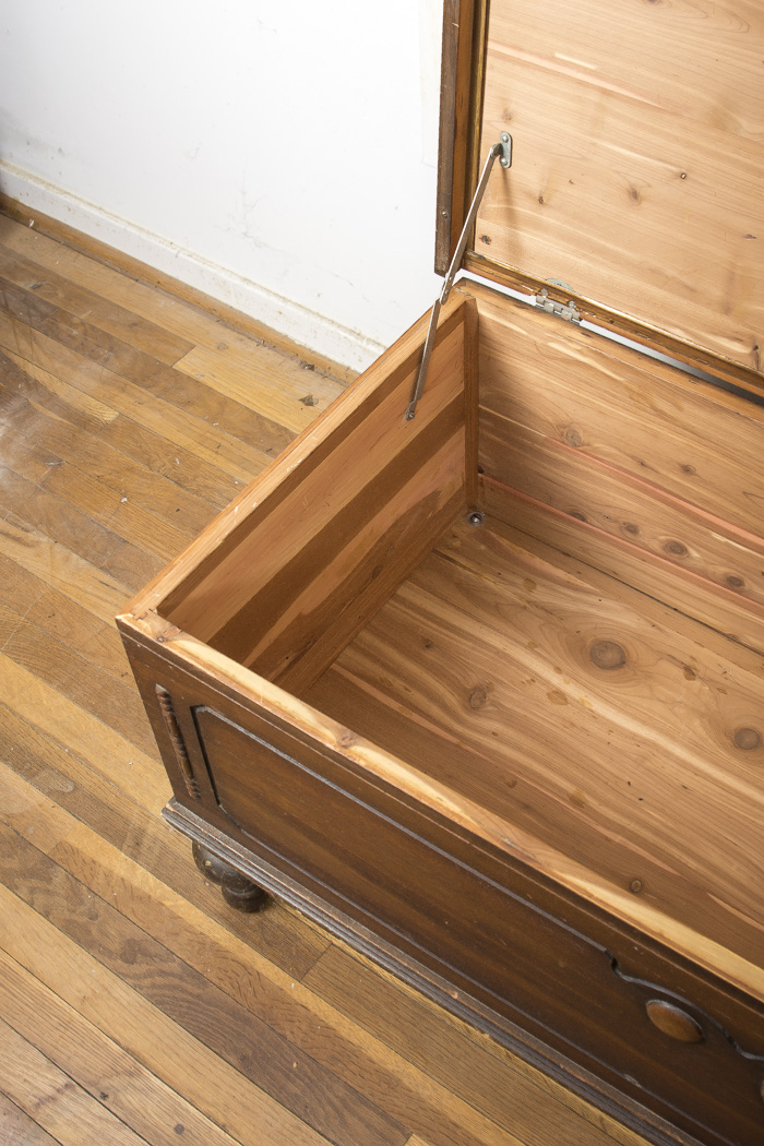 Vintage Lane Cedar-Lined Wood Chest