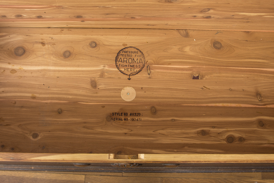 Vintage Lane Cedar-Lined Wood Chest