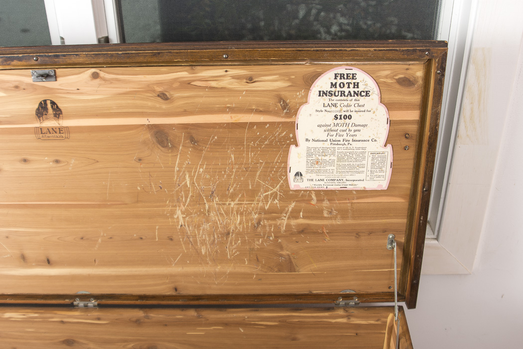 Vintage Lane Cedar-Lined Wood Chest
