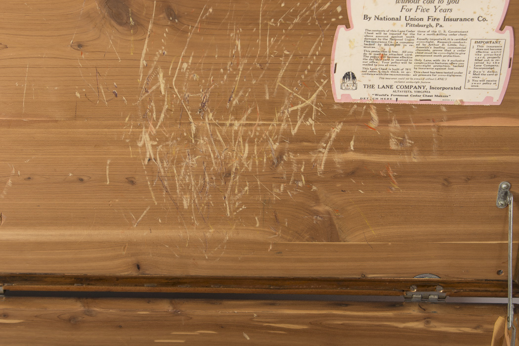 Vintage Lane Cedar-Lined Wood Chest