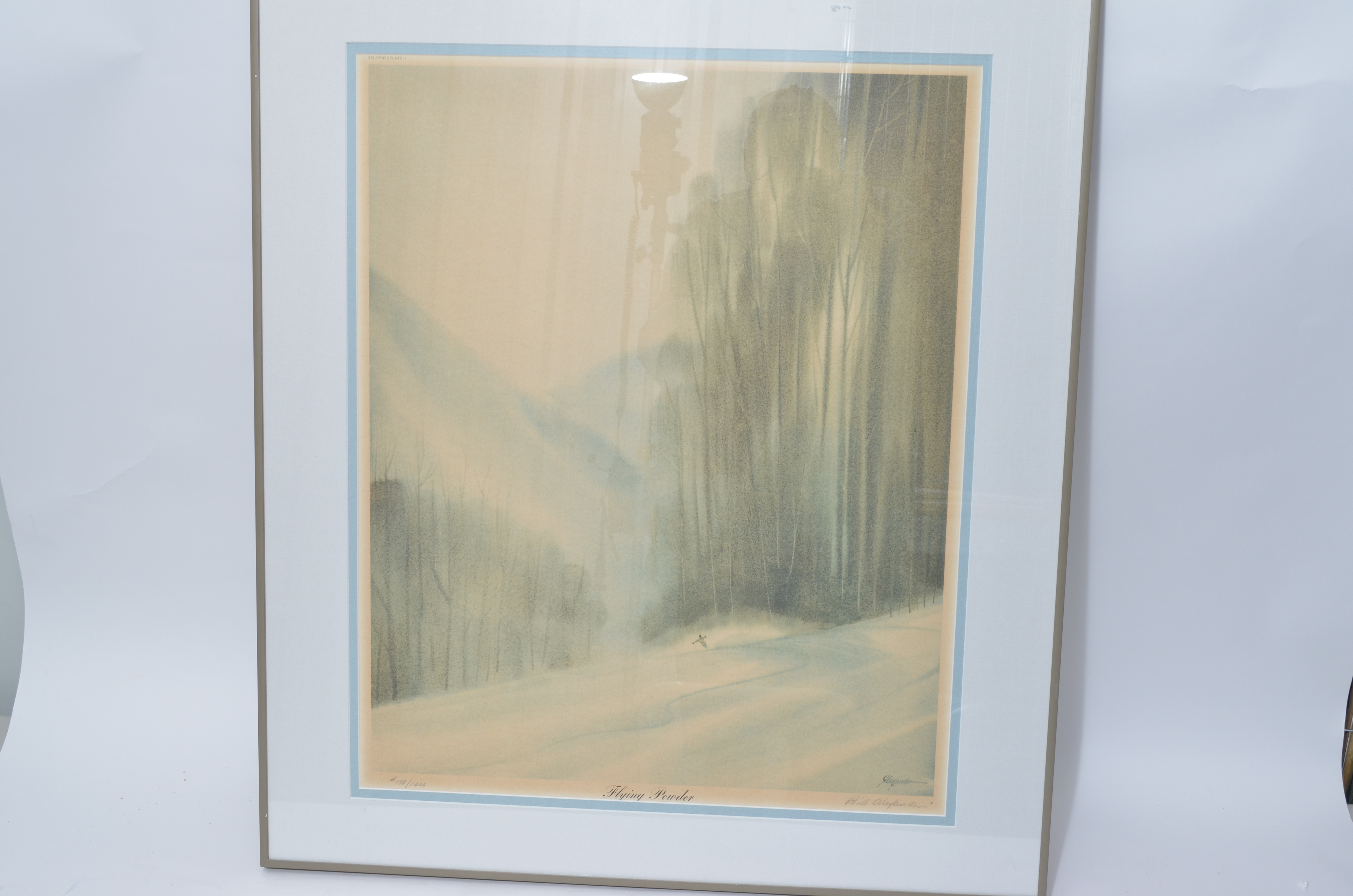 Bill Alexander Limited Edition Offset Lithograph "Flying Powder"