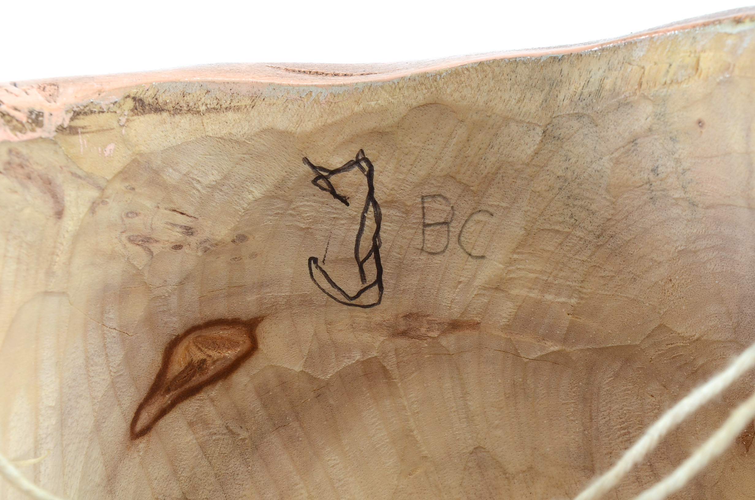 Juan Horta Castillo Hand-Carved Wooden Folk Art Mask