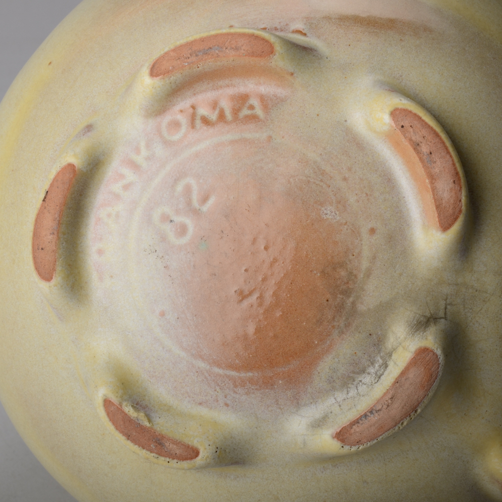 Vintage Frankoma Pottery Jug with Warming Stand